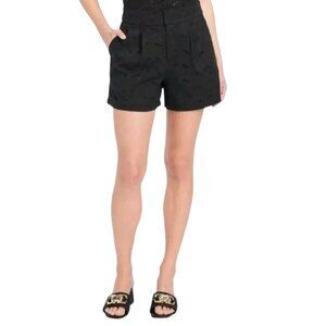 a New Day Everyday High-Rise Eyelet Lined Pockets Black Shorts Size 4 NWT